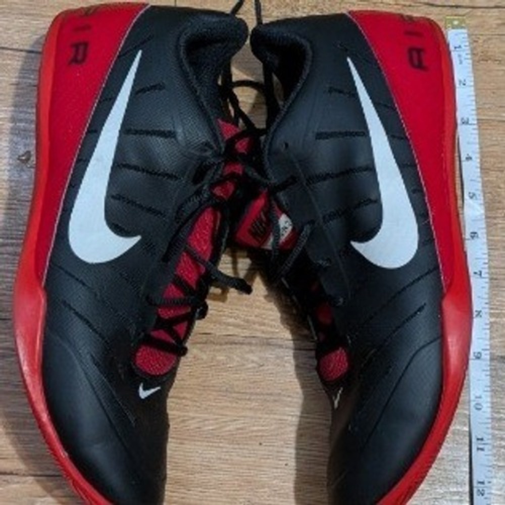 Nike Air Mavin 2 Mens Basketball Shoes Black Red White 830367-006 Size 12
